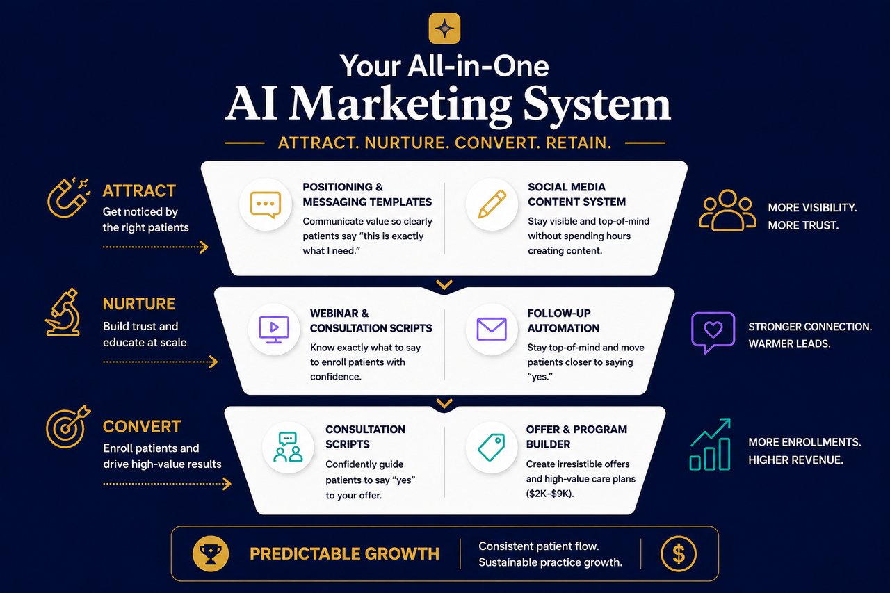 Your All-in-One AI Marketing System: Attract, Nurture, Convert, Retain
